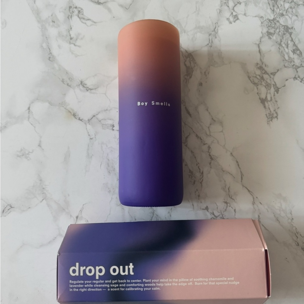 Gradient Candle - Purple and Orange